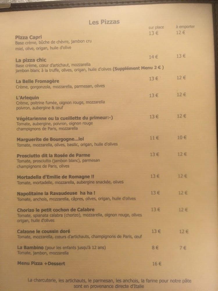 Pizzeria En Roue Libre - Menu Image 3